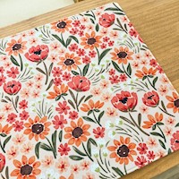 Desk Pad Antideslizante con Diseño de Flores – Protector para Escritorio Grande y Resistente